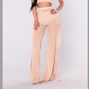 Fashion Nova Sunshine See Through Cover Up Pant